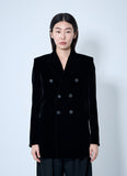 Saint Laurent Women Velvet Blazer