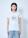 Saint Laurent Women Logo Motif T-Shirt