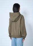 Saint Laurent Women Hooded Logo Motif Sweatshirt