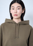 Saint Laurent Women Hooded Logo Motif Sweatshirt