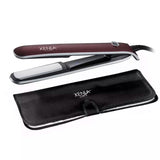 Sleek 1" Professional Ceramic Flat Iron with Protective Heat Station Mat