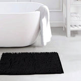 Slip-Resistant Shag Anna Chenille Soft Absorbent Bath Mat Bathroom Rug 17" x 24"