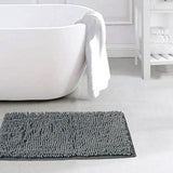 Slip-Resistant Shag Anna Chenille Soft Absorbent Bath Mat Bathroom Rug 17" x 24"