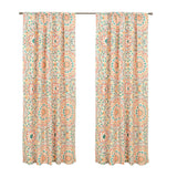 2-Piece Set: Sloane Street Cozumel Medallion Window Curtain Panel Pair
