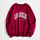Slogan Graphic Thermal Lined Sweatshirt