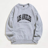 Slogan Graphic Thermal Lined Sweatshirt