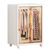 Small Wardrobe Closet with Magnetic Design