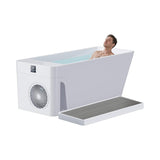 CSC Smart 1-Piece Freestanding Full-Body All-In-One Cold Plunge Tub With Built-In Water Chiller (SAK56280)
