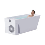 CSC Smart 1-Piece Freestanding Full-Body All-In-One Cold Plunge Tub With Built-In Water Chiller (SAK56280)