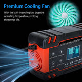 Smart Automatic Battery Charger with LCD Display