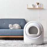 Smart Automatic Litter Box, Self -Cleaning Cat Litter Box for Multiple Cats