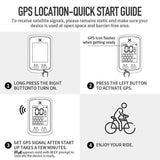 Smart GPS Cycling Computer Wireless Bike Computer