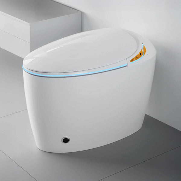 Nuvia Smart One-Piece Toilet With Bidet, Foot Sensor, LED Display And Dryer (SAK80112)
