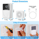 Smart Wireless Wi-Fi Video Security Doorbell