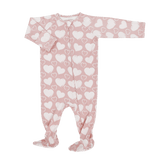 So Much Love Zipper Footie