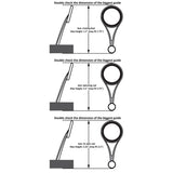 Reaction Tackle Fishing Rod Cover / Rod Sleeve / Rod Sock (2-Pack)