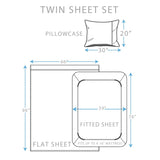 Soft Home 1800 Series Solid Microfiber Ultra Soft Sheet Set
