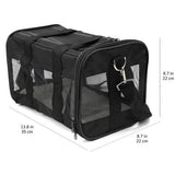 Soft-Sided Mesh Pet Travel Carrier
