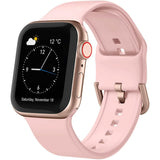 Soft Silicone Sport Wristbands Replacement Strap with Classic Clasp