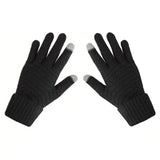 Soft Touchscreen Winter Gloves Elastic Cuff Knit for Cold Weather
