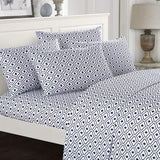 Soft Two-Tone Diamond Print Deep Pocket Sheet Sets