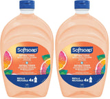 Softsoap Antibacterial Liquid Hand Soap Refill, White Tea & Berry Scented Hand Soap, 50 Ounce(Packaging May Vary)