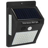 Solar 100 LEDs PIR Motion Sensor Wall Light