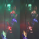 Solar Color Changing LED Hummingbird Wind Chimes