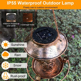 Solar Decorative Hanging Bird Feeder Lantern