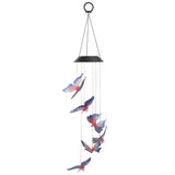 Solar LED Butterfly Wind Chimes