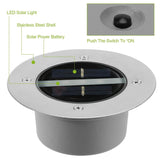Solar LED Disk Lights IP44 Water Resistant Light Sensor