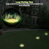 Solar LED Disk Lights IP44 Water Resistant Light Sensor