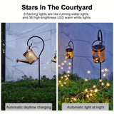 Solar LED Watering Can String Lights