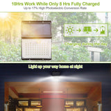 Solar Lights 88 LEDs Outdoor Wall Lamps