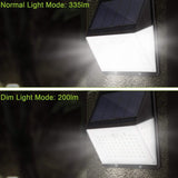 Solar Lights 88 LEDs Outdoor Wall Lamps