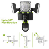 Solar Lights Outdoor 188 LEDs