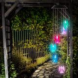 Solar Powered Angel Lights Wind Chimes LED Color Changing