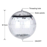 Solar Powered Floating Pond Light Garden Swimming Pool Color Changing LED Lamp