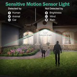 Solar Powered Flood Light Solar IP65 Waterproof Motion Sensor with Remote