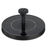 Solar Powered Fountain Pump Floating Bird Bath Pond