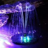 Solar Powered Fountain Pump Floating Bird Bath Pond Pump