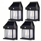 Solar-Powered Motion-Sensor Outdoor Wall Light