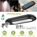 Solar Wall Light Outdoor 18 LED's Dusk to Dawn Fence Lamp
