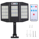 Solar Wall Light Outdoor Beads PIR Motion Sensor Remote Control Wireless Lamps
