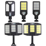Solar Wall Light Outdoor Beads PIR Motion Sensor Remote Control Wireless Lamps