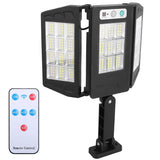 Solar Wall Light Outdoor Beads PIR Motion Sensor Remote Control Wireless Lamps