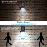 Solar Wall Light Outdoor Motion Sensor Light
