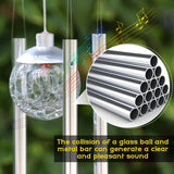 Solar Wind Chimes Color Changing LED Light