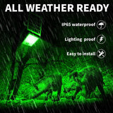 Solar Green Floodlight for Night Hunting