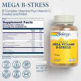 SOLARAY Mega Vitamin B-Stress, 120 VegCaps  04241